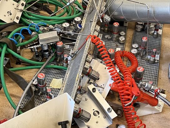 Assorteret dele til udsugning og rør førelse