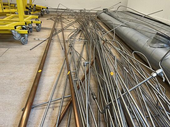 Diverse rør i mange tykkelser og længe