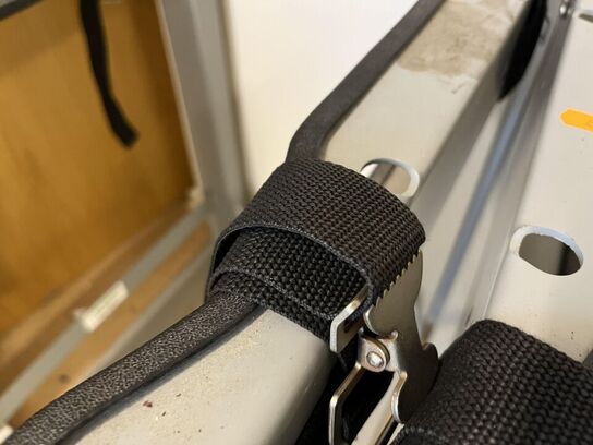 Arbejdsbord plade med stål ben