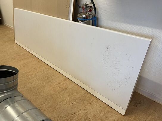 Arbejdsbord plade med stål ben