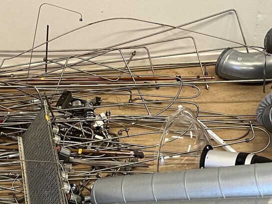 Assorteret dele til udsugning og rør førelse