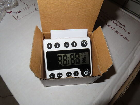 4 stk. digital multitimer/æggeur