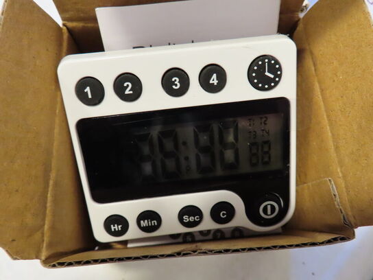 4 stk. digital multitimer/æggeur