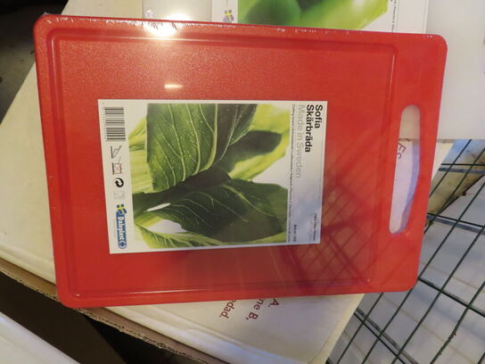 4 stk. skærebrædt, med og uden saftrille