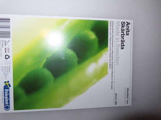 4 stk. skærebrædt, med og uden saftrille