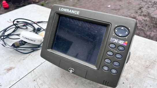 Kortplotter, LOWRANCE LCX-16CI fishfinder and chartplotter 