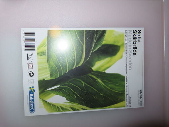 4 stk. skærebrædt, med og uden saftrille