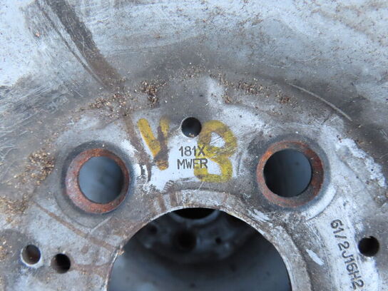 4 stk. helårsdæk på fælge, 205/65R16C 107/105T