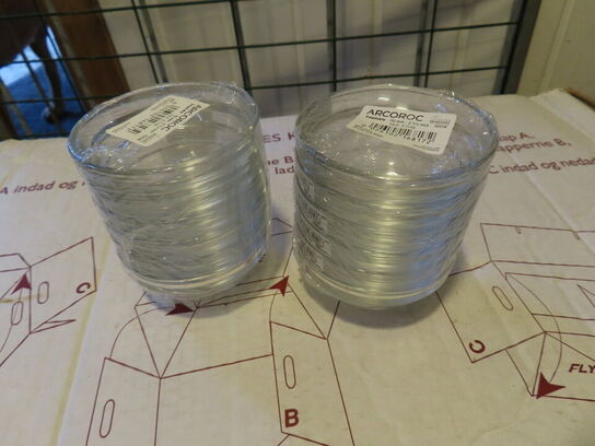 12 stk. små glasskåle, ARCOROC 70 mm.