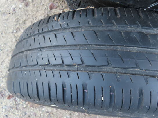 4 stk. helårsdæk på fælge, 205/65R16C 107/105T