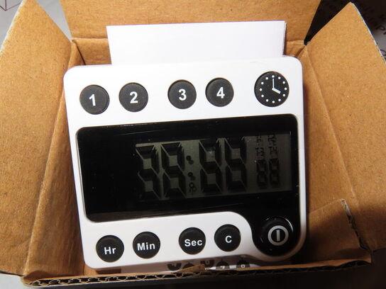 4 stk. digital multitimer/æggeur