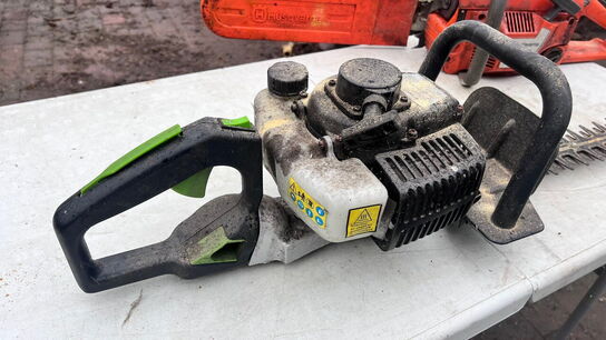 5 stk. have maskiner, kædesav, busrydere og hækklippere