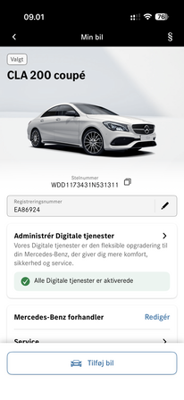 Mercedes-Benz CLA 200, AMG Line, White Art Edition 1,6 AUT. (MOMSFRI)
