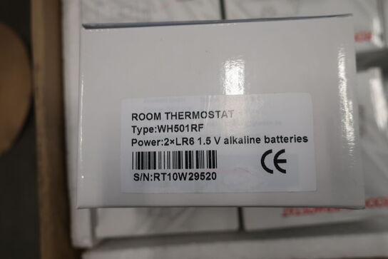 15 stk. trådløse termostater ROOM THERMOSTAT WH501RF