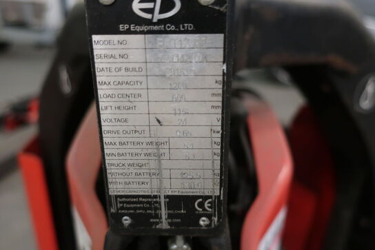 El-Palleløfter EQ EQUIPMENT EPT12-EZ