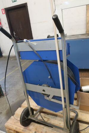 Båndstrammervogn samt båndstrammer