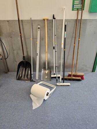 Parti redskaber, assorterede