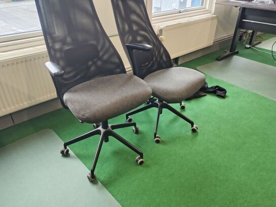 To kontorstole  IKEA Järvfjället