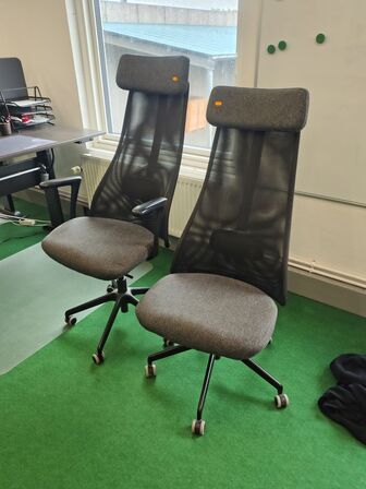 To kontorstole  IKEA Järvfjället
