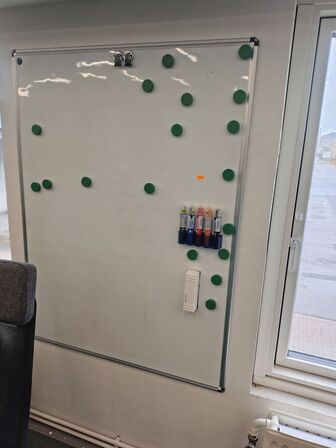 Tre stk. Whiteboard 