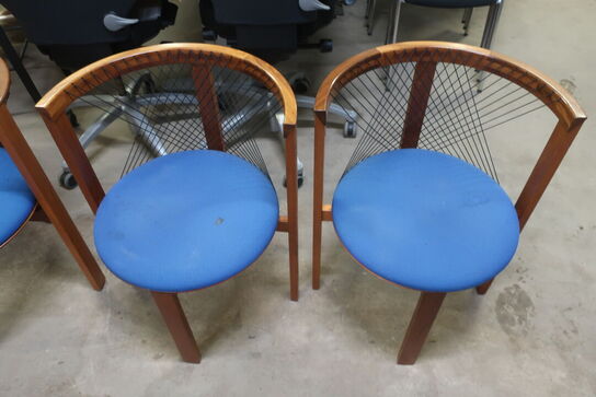 10 stk. spisebord stole NIELS JØRGEN HAUGESEN