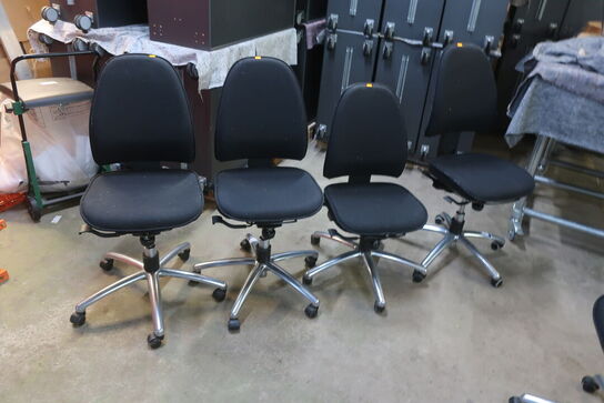 4 stk. kontorstol KINNARPS