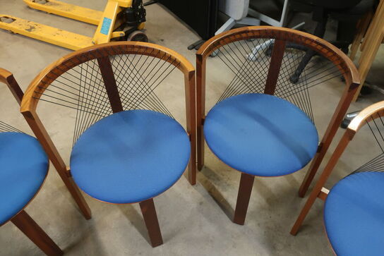 10 stk. spisebord stole NIELS JØRGEN HAUGESEN