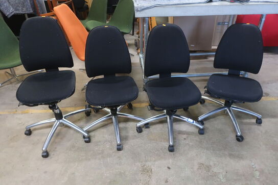 4 stk. kontorstol KINNARPS