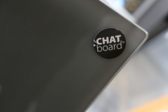 3 stk. glastavler CHAT BOARD