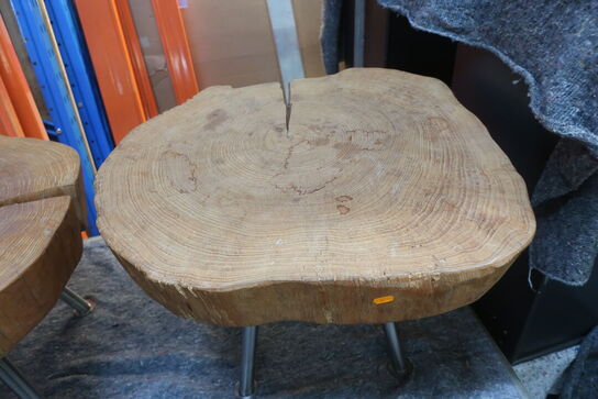 2 stk. træ sofabord