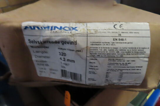 Kasse med selvskærende gevind ARMINOX