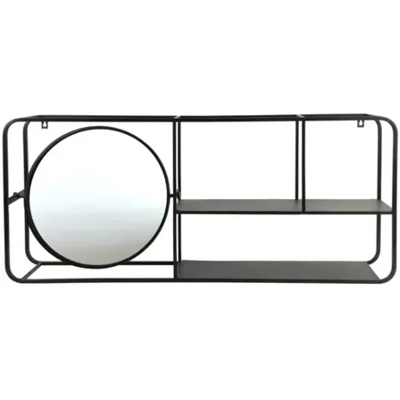 Countryfield væghylde ascona sort 98 cm(ubrugt)