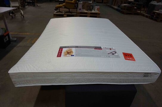 Diamant 7-zoners springmadras 140x200x19 cm