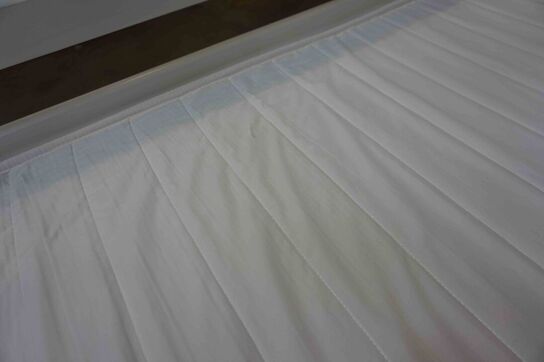 Spiloppe juniorseng med madras halvhøj 90x200 cm Hvid 