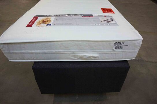 Diamant 7-zoners springmadras 90x200x19 cm