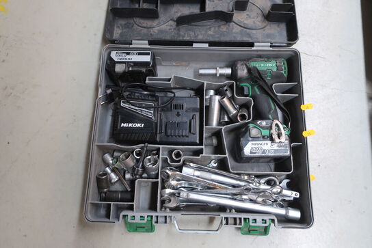 Slagnøgle HIKOKI WR18DBDL2 m. 2 batterier og 1 lader