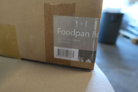 6 stk. låg FOODPAN LID