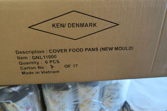 6 stk. låg FOODPAN LID