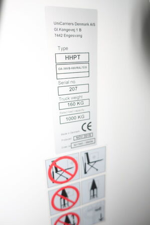 El. palleløfter HHPT 1000kg