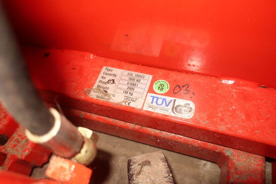 El. palleløfter NP TRUCKS EHL 1000/3 - 1000kg