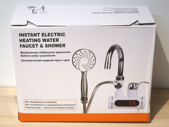 Vandhane med indbygget vandvarmer.