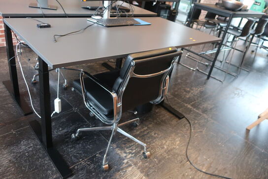 Elhæve/sænkebord HOLMRIS B8 - 160x80 cm inkl. kontorstol