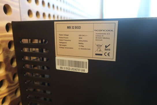 Køleskab SCANCOOL MB 32 BGD