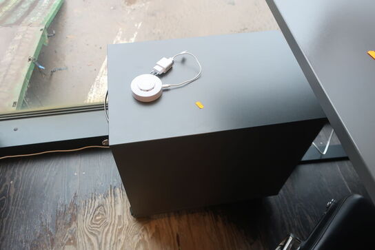 Elhæve/sænkebord HOLMRIS B8 - 160x80 cm inkl. kontorstol og skuffedarium