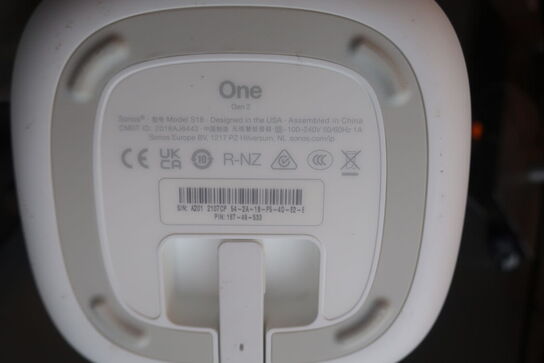 Højttaler SONOS ONE Gen. 2 (S18)