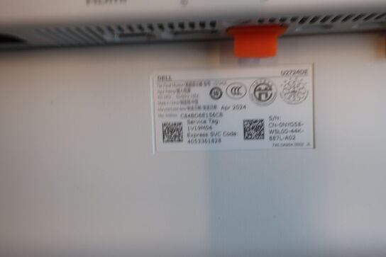 Skærm 27" DELL U2724DE m. fod