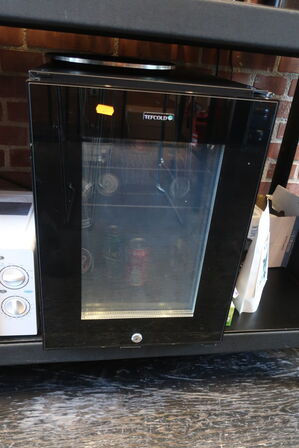 Køleskab TEFCOLD m. glaslåge