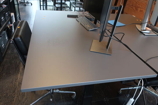 Elhæve/sænkebord HOLMRIS B8 - 160x80 cm inkl. kontorstol