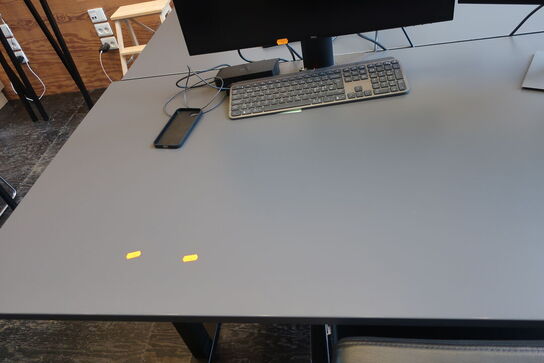 Elhæve/sænkebord HOLMRIS B8 - 160x80 cm inkl. kontorstol