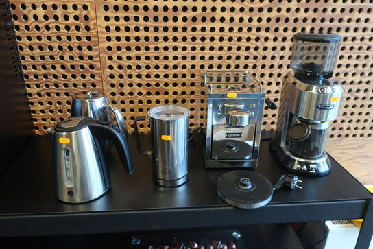 Kaffebryggesæt bl.a. DELONGHI og SJÖSTRAND 